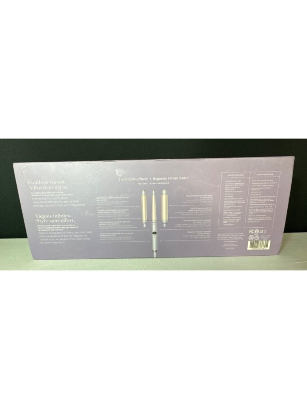 Monat Triple Touch 3-In-1 Curling Wand With Interchangeable Titanium Barrels - Picture 6 of 13